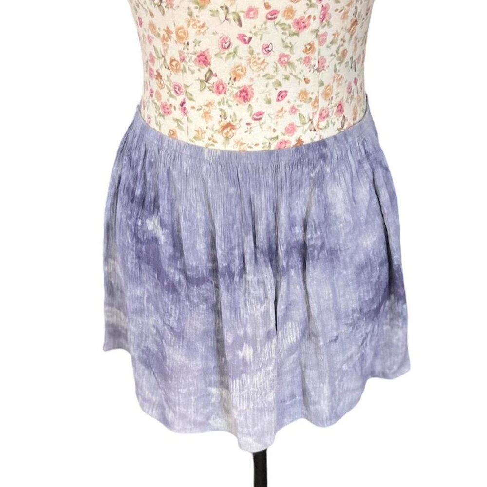 Audrey 3 + 1 Blue Boho Tie-Dye Skirt– Flowy and lightweight with a boho vibe and